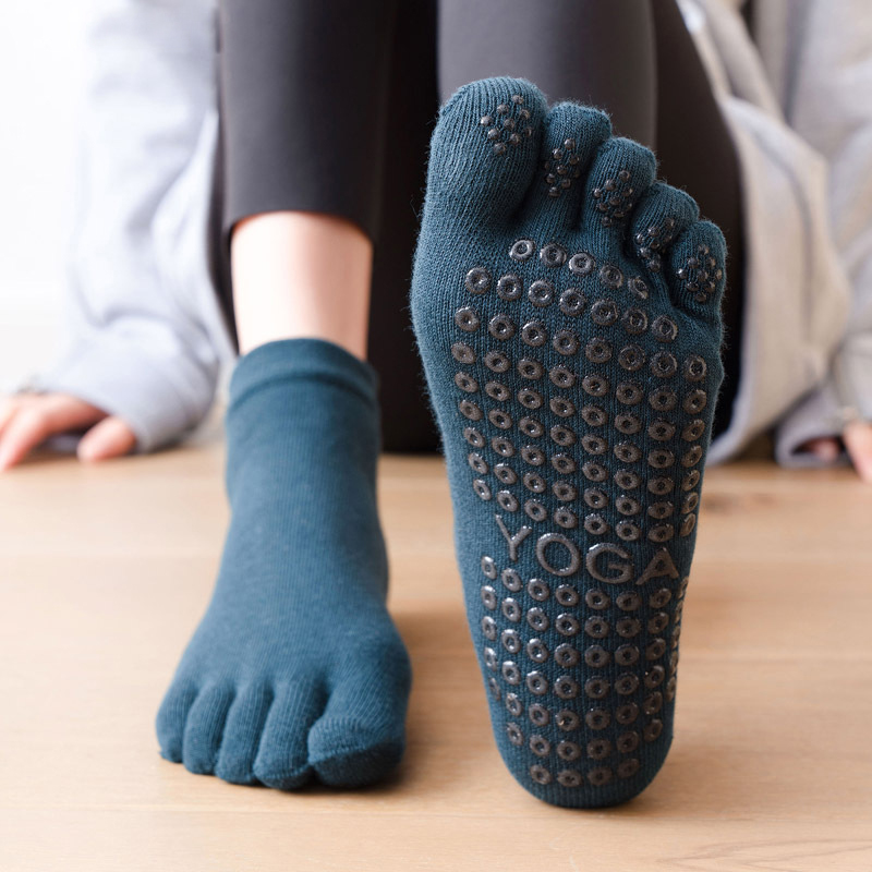 Medias Para Pilates Y Yoga - Нескользящие женские носки для пилатеса, силиконовые