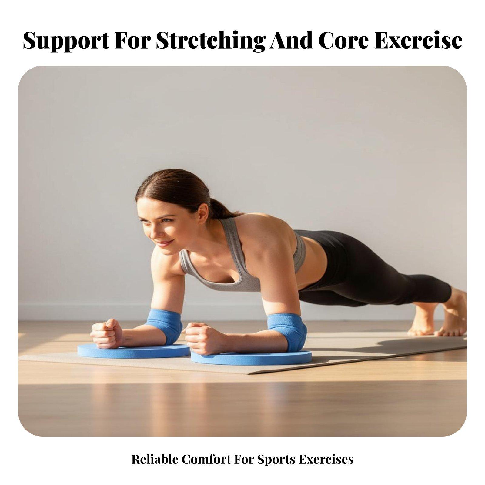 Pilates Yoga Joint - Круглые накладки для йоги на локти,