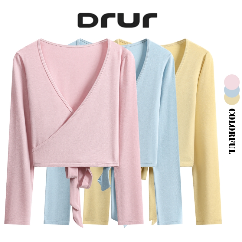 Pilates Yoga Wrap Top - Топ для йоги DRUR с длинными