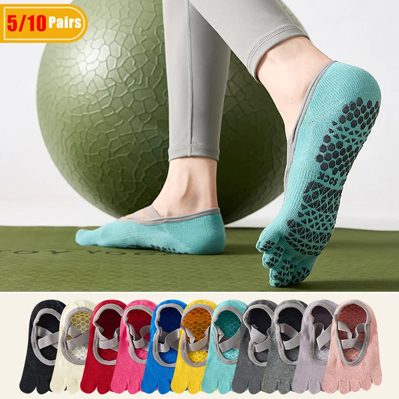 5/10 пар женских хлопковых нос – обзор и цена Pilates Yoga Gym