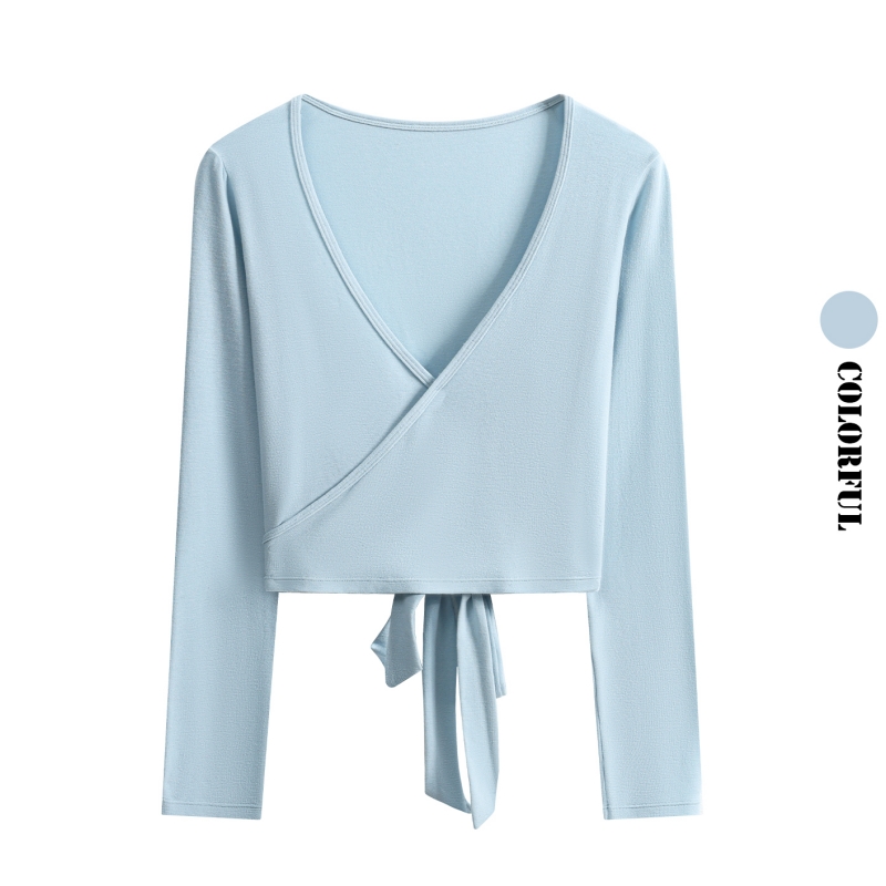 Топ для йоги DRUR с длинными р – обзор и цена Pilates Yoga Wrap Top